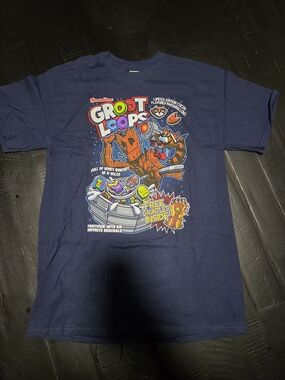 Groot Loops Navy Graphic Kids Tee - Marvel Guardians
